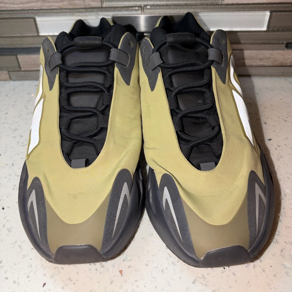 Adidas Black and Tan Footwear